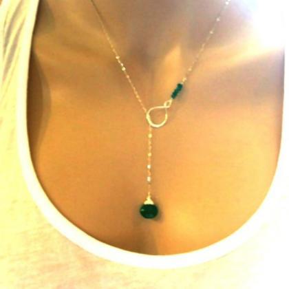 Green Onyx Gemstone With 925 Sterling Silver..