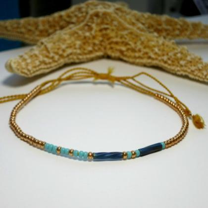 Sister - Morse Code Bracelet, Silk Cord Bracelet..